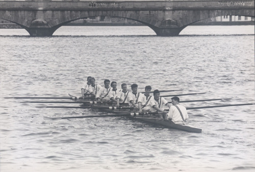 Group rowing in a boat News Article